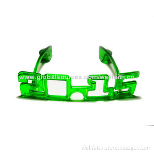 2015 Shaped Party LED Sunglasses for New Year Party with CE, RoHS MarksNew